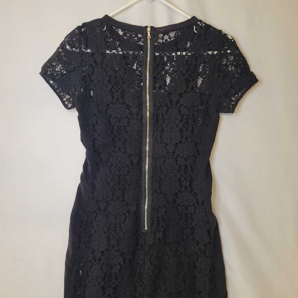Rebecca Taylor Black Lace Mini Dress - Picture 2 of 3